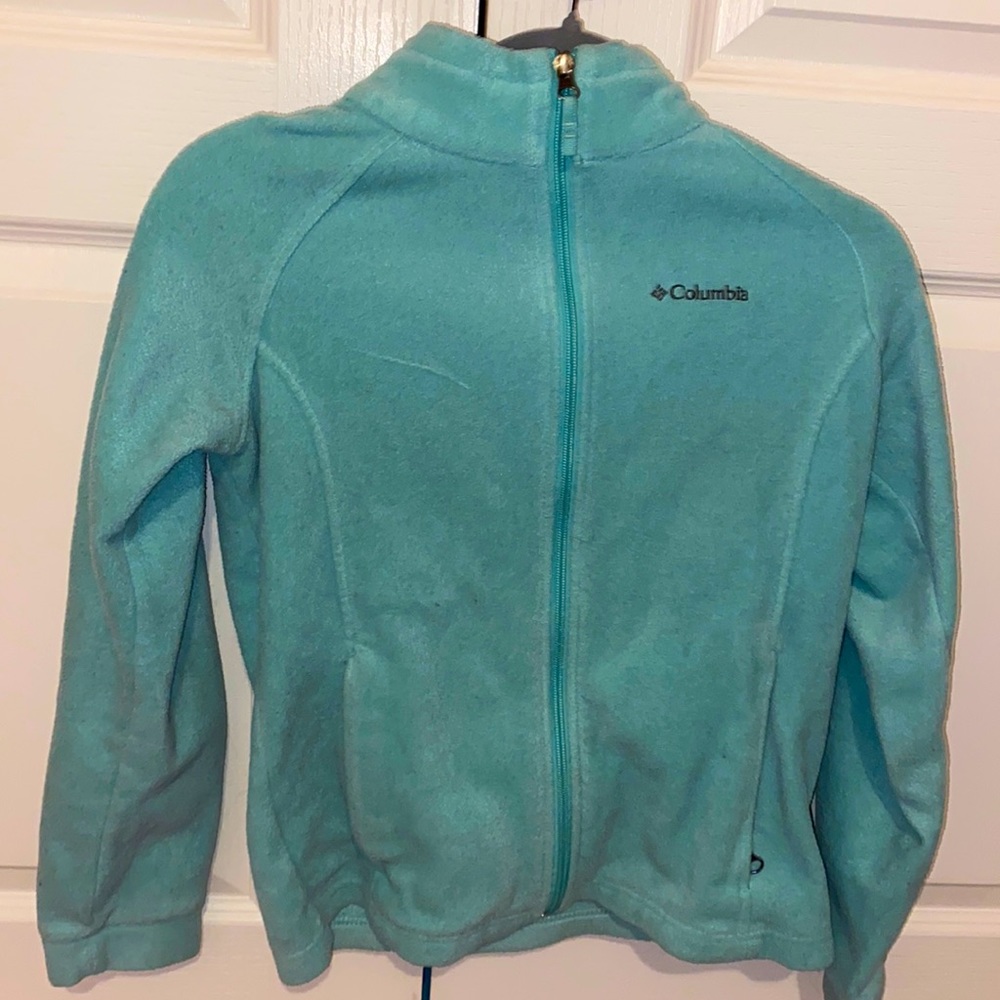 Columbia Blue large turtleneck jacket